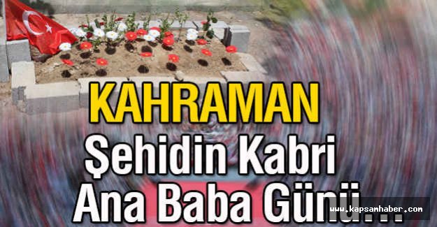 Kahraman Şehidin Kabri Ana Baba Günü...