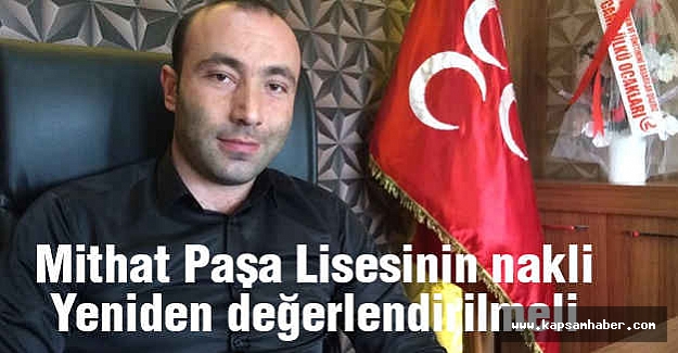 MHP'li Tekin'den 'Mithat Paşa' Tepkisi