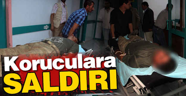 PKK'lı Teröristler Koruculara Saldırdı