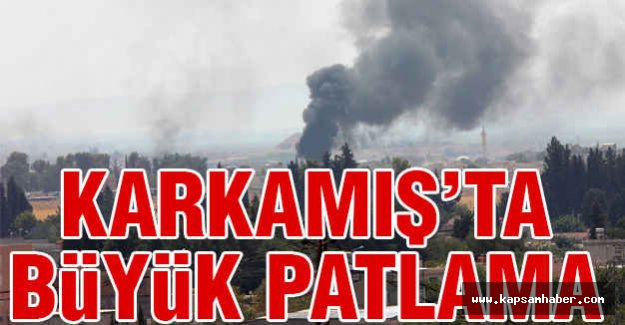 Suriye Sınırında Büyük Patlama