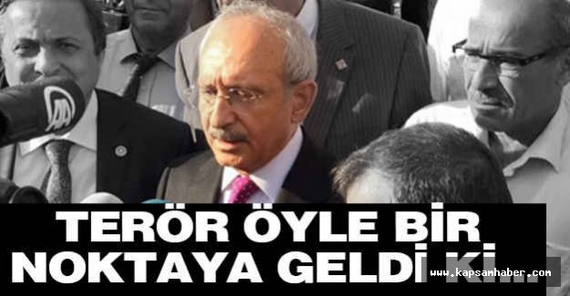 Terör öyle bir noktaya geldi ki ...