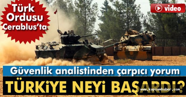 Türk Ordusu Cerablus'ta...