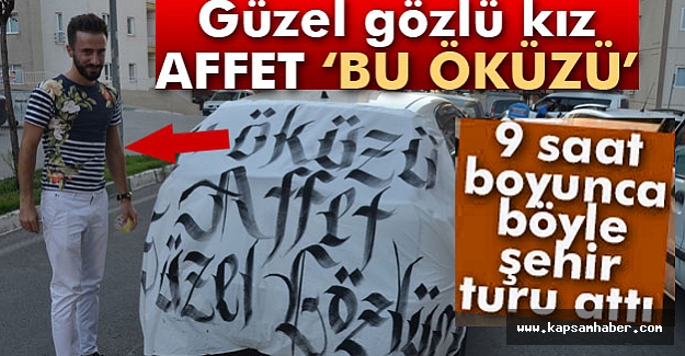 9 Saat Boyunca Böyle Gezdi