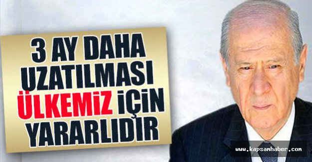 Bahçeli; Bizi Polemiğe Çekmeyin!