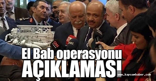 Bakandan El Bab Operasyonu Açıklaması