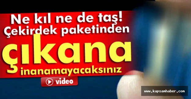 Çekirdek Paketinden Çıkan Şeye İnanmayacaksınız!