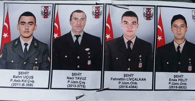 Çukurca şehitlerine Tören