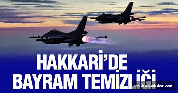 Hakkari'de PKK'ya Bayram Temizliği