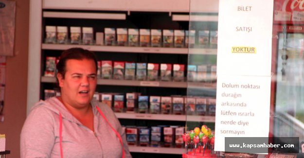 Kadın esnaftan ilginç bilet çözümü