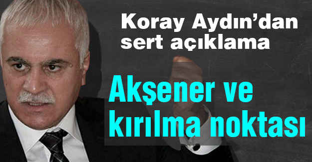 Koray Aydın: Tek Bir Ferdi Bile Kaybetme Lüksümüz Yoktur
