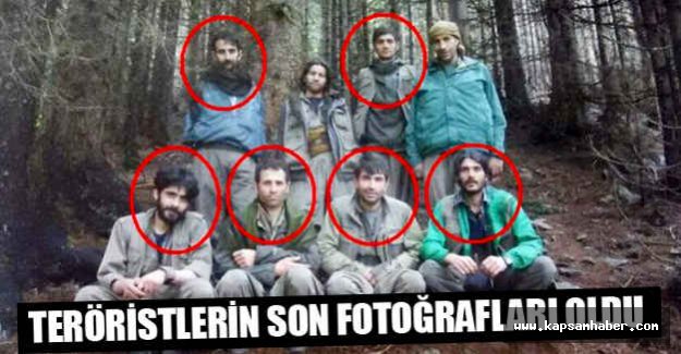 Ordu'da Öldürülen Teröristlerin Son Fotoğrafları