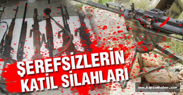 PKK'dan Ele geçirilen Silahlar