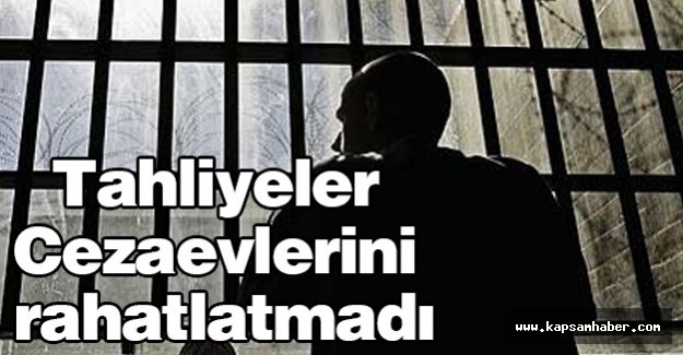 Tahliyeler Cezaevlerini rahatlatmadı