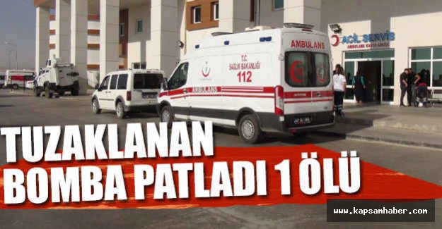 Tuzaklanan Bomba Patladı