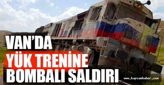 Van'da Yük Trenine Saldırı