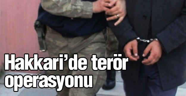 Hakkari’de Terör Operasyonu
