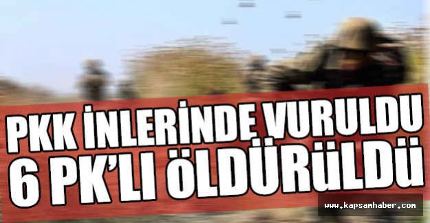 Kars'ta 6 terörist öldürüldü