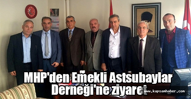 MHP'den Emekli Astsubaylar Derneği'ne ziyaret