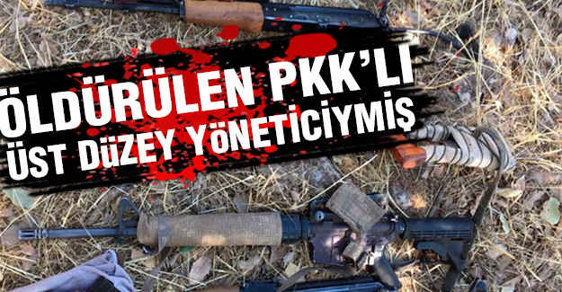 Öldürülen O Terörist Üst Düzey Yönetici Çıktı!