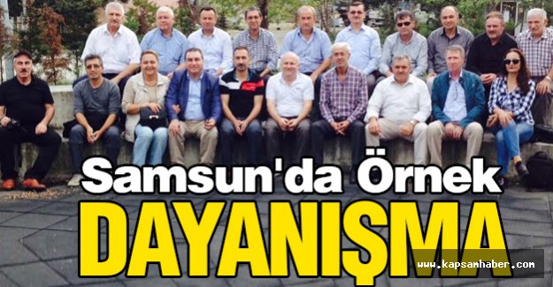 Samsun'da Müdürler Dayanışması