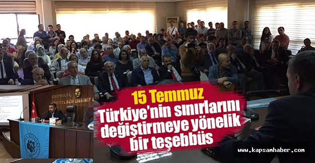 Samsun Türk Ocağı'ndan 15 Temmuz'un Perde Arkası Konferansı