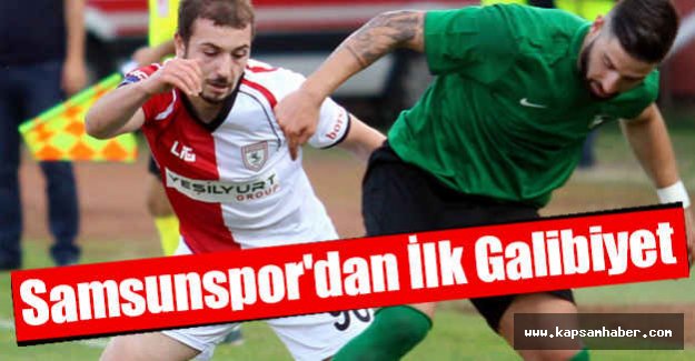 Samsunspor'dan İlk Galibiyet