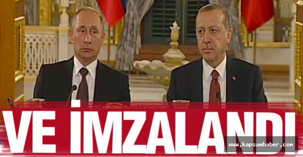 Tarihi Anlaşma İmzalandı