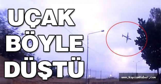 Uçak Böyle Düştü