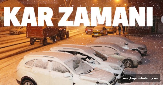 Ağrı’da yoğun kar yağışı