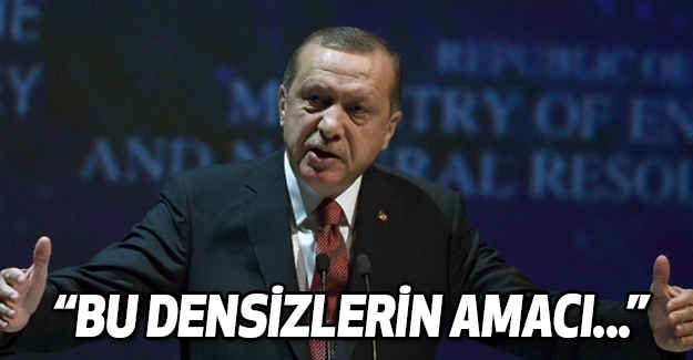 Erdoğan: Bu densizlerin Amacı...
