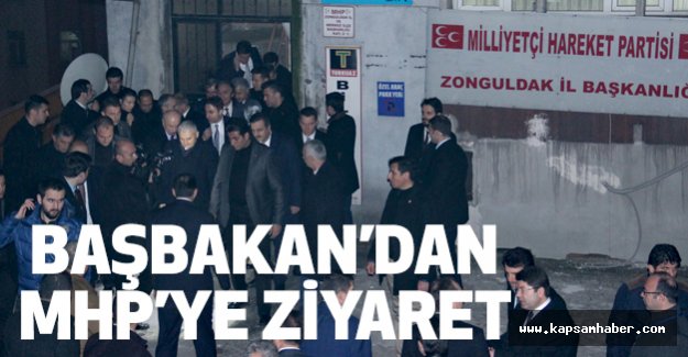 Başbakan Binali Yıldırım, Zonguldak MHP İl Başkanlığını Ziyaret Etti