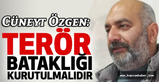 MHP Ladik İlçe Başkanı Özgen; Terör Bataklığı Kurutulmalıdır