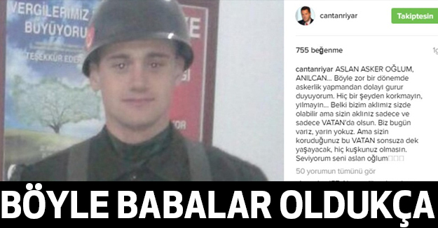 Ünlü yapımcı Can Tanrıyar'dan Asker Oğluna Anlamlı Mesaj
