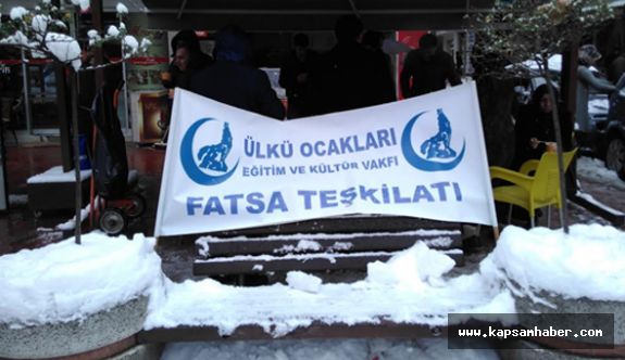 Fatsa Ülkü Ocaklarından Şehitler Hayrına Çorba