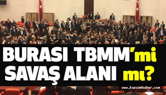 Meclis'te Yumruklar Konuştu