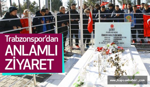 Trabzonspor’dan maç öncesi anlamlı ziyaret