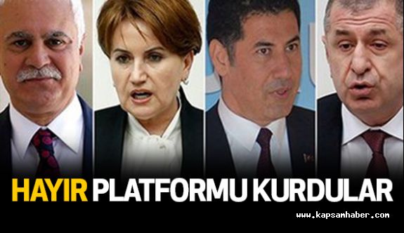 "Türk Milliyetçileri ‘Hayır’ diyor” Platforu Kuruldu