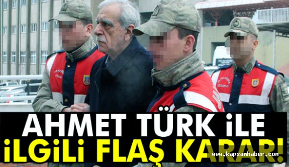 Ahmet Türk, tahliye Edilmeyecek