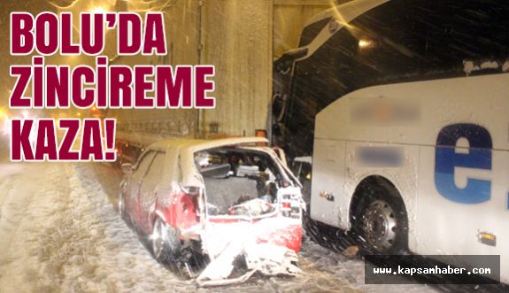 Bolu Dağı’nda zincirleme kaza!