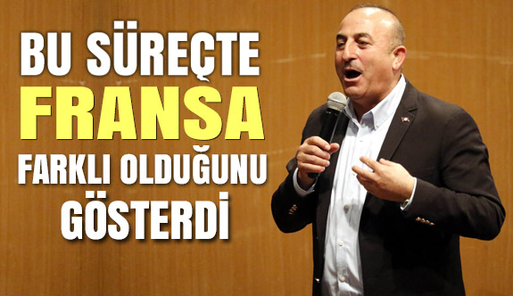 Çavuşoğlu: Fransa Farklı Olduğunu Gösterdi