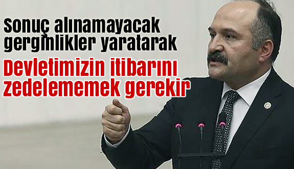 Erhan Usta: "Devletimizin İtibarı Zedelenmemeli"