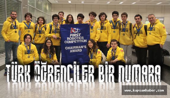 ABD’de robot yarışmasına Türk öğrenciler bir numara