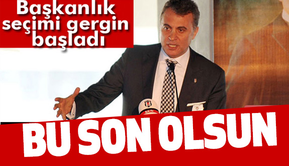 Başkanlık seçimi gergin başladı