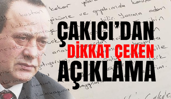 Cezaevinde Alaattin Çakıcı'dan Hayretlik Mektup!