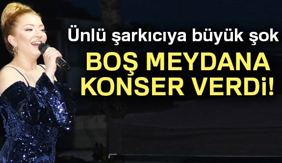 Ünlü Şarkıcı Boş Meydanlara Şarkı Söyledi