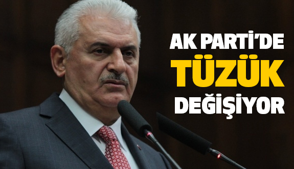 AK Parti’de Tüzük Değişiyor...