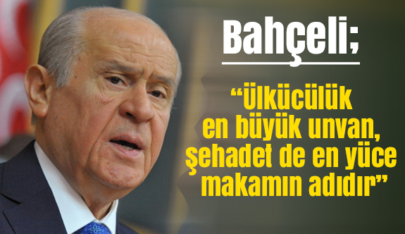 Bahçeli Kızılcıham'da Sert İfadelerde Bulundu