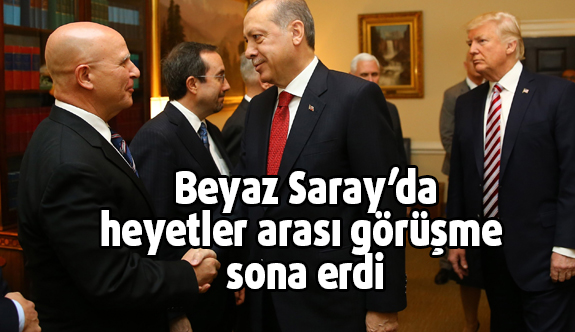 Beyaz Saray’da görüşme sona erdi