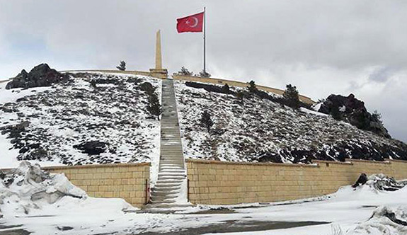 Erzurum'a Kar Yağdı