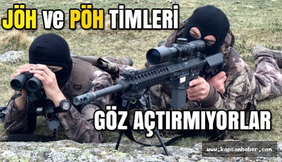 JÖH ve PÖH timleri Karadeniz’de Teröristlerin Korkulu Rüyası Oldu